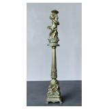 32' art deco metal lamp base