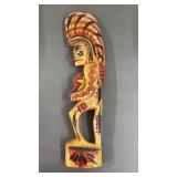 25' Carved Wood Tribal Art