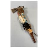17' Native American Tomahawk Peace Pipe