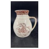 Vintage Transferware Pitcher 6'