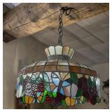 20' stained glass look hanging light