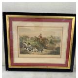 The Death by W. Shayer Framed Lithograph