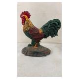 Cast Iron Rooster Door Stop 11.5'