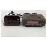 2 Digital Alarm Clocks