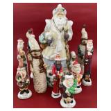 Santa Figurines Lot