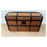 Vintage Wooden Trunk 28 c 17 x 15