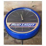 16' bud light clock