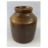 Old Stoneware Canning Crock 9'