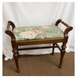 Vintage Vanity Stool  27 x 22 x 14