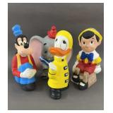 4 Disney Ceramic Figurines - 9.5'