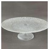 Glass Cake Stand 13 x 4