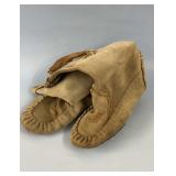 Leather Moccasin Boots / Shoes
