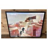 B.C. Bowling Framed Southwest Abstract