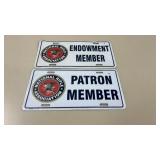 2 National Rifle Association License Plates