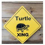 12' turtle crossing sign