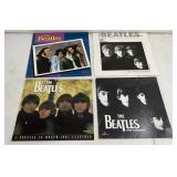 4 Vintage Beatles Calendars