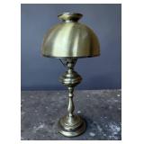 25' brished brass table lamp