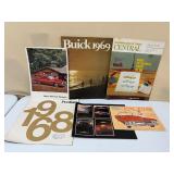 Six 1960s car brochures catalogs