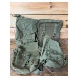 4 US military protective mask bags