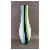 17' Art Glass Cylinder Vase