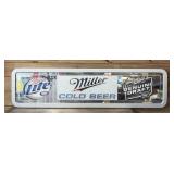 Miller lite & miller MGD beer sign