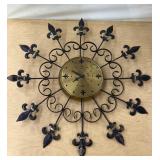 Mid Century United Electric Wall Clock 24'