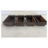 Vintage EKCO 4 Loaf Bread Pan 20 x 8.5