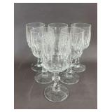 6 Schott-Zwiesel Crystal Goblets 6.25'
