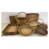 Lot of Old Baskets