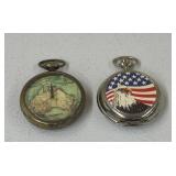 2 vintage pocket watches