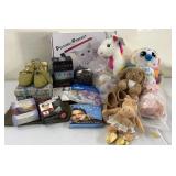 Misc Lot - Dolls, Plush, Shoes etc