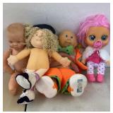 Cabbage Patch and Other Dolls Lot
