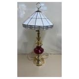 31' Table Lamp - Stained Glass Shade