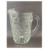 Indiana Glass Cubist 9' Pitcher