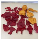 Plastic Cookie Molds Lot