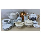 Teapots and More - Thomas Kinkade, etc