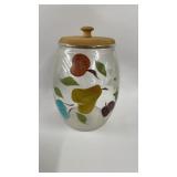9' Hand Painted Lidded Jar