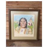 Signed hal Philips colored chalk medicine man