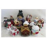 Christmas Figurines and Candle Holders