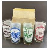 Vintage NOS St Louis Glasses 5.5'