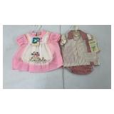 2 Vintage NOS Baby Outfits