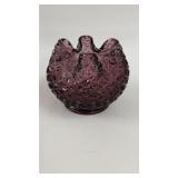 Amethyst Daisy & Button Rose Bowl