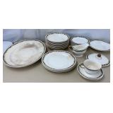 28pc Crown China Set