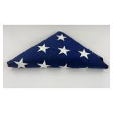 Folded American Flag