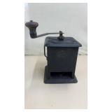 Vintage Metal Coffee Grinder 8'