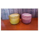 2 NEW large scented candles