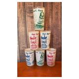 6 MC hazel atlas hot springs Natï¿½l park tumblers