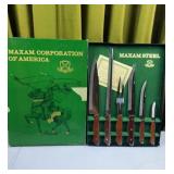 Vintage Maxam Steel Cutlery Set