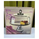 New 2pc Footed Cake Stand