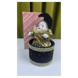 San Francisco Music Box Porcelain Clown 7.5'